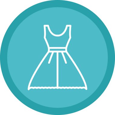 Elbise. Web simgesi basit illüstrasyon 