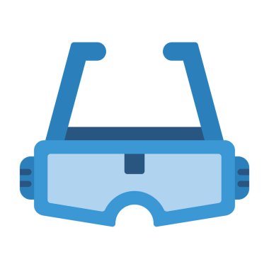 Artırılmış Gerçeklik Gözlüğü simgesinin vektör çizimi