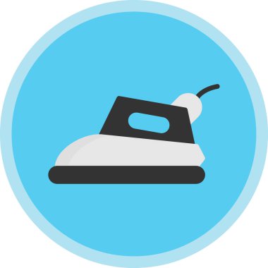 Ütü. Web simgesi basit illüstrasyon 