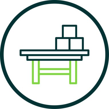 tablo simgesi vektör illüstrasyonu