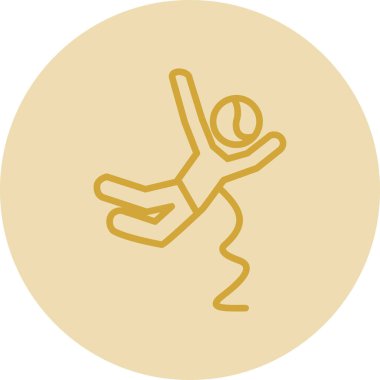 Bir insan simgesinin vektör illüstrasyonu