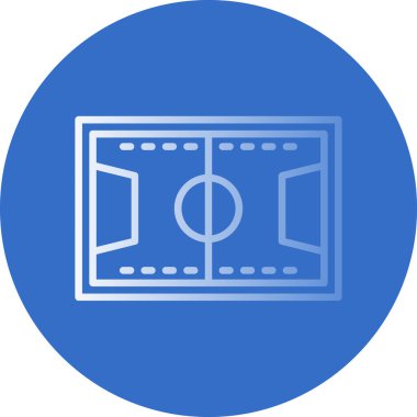 Futbol. Web simgesi basit illüstrasyon