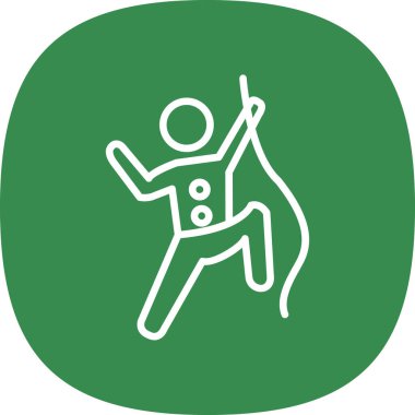 Web simgesi vektör illüstrasyonuna tırmanılıyor