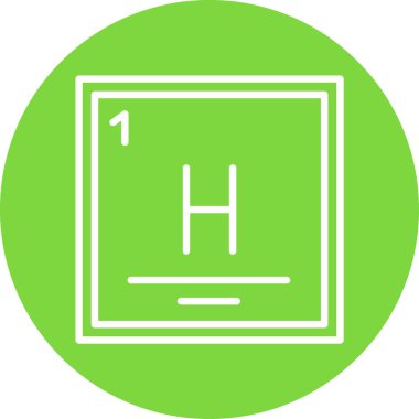 Eşsiz bayrak h vektör çizgisi simgesi