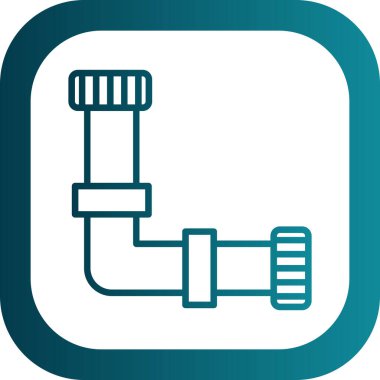 vektör borusu ve kapakçık simgesi