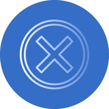 Haç. Web simgesi basit illüstrasyon