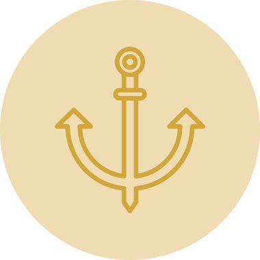 Çapa. Web simgesi basit illüstrasyon 