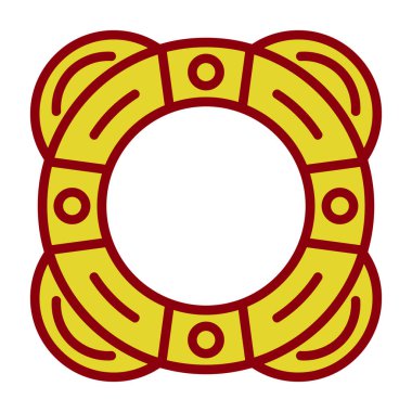 Hayat kurtarıcı. Web simgesi basit illüstrasyon