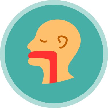 İnsan vücudu. Web simgesi basit illüstrasyon