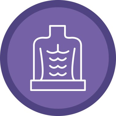 Yüzme havuzu simgesinin vektör illüstrasyonu