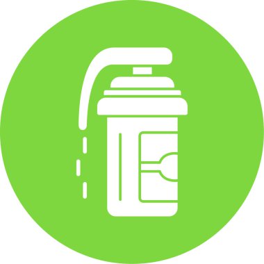 Pepper spray icon, vector illustration