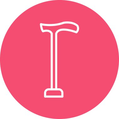 Bir balta simgesinin vektör illüstrasyonu