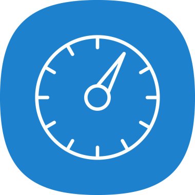 hız test simgesi vektör çizimi 