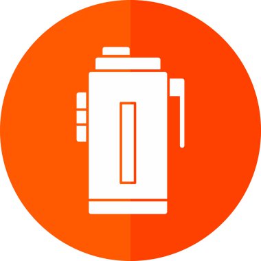 Su şişesi simgesi, vektör illüstrasyonu basit tasarım