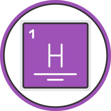 h harf simgesi, vektör illüstrasyonu basit tasarım