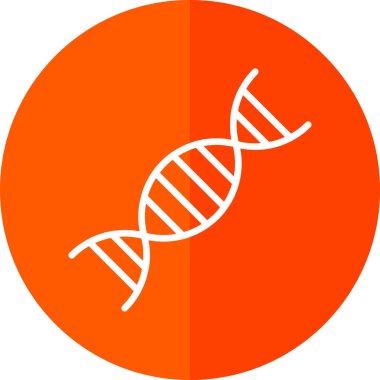 dna. Web simgesi basit illüstrasyon 