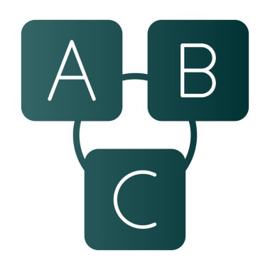 Eğitim ve okul simgesinin vektör illüstrasyonu