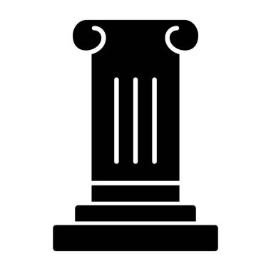 Sütun. Web simgesi basit illüstrasyon