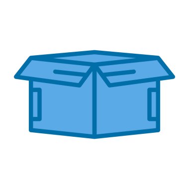 kutu simgesi, vektör illüstrasyonu basit tasarım