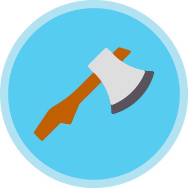 Vektör Tasarımı Axe Simgesi Biçimi