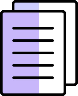 Web vektör illüstrasyonunu listele 