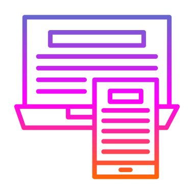 Modern bir dosyanın vektör illüstrasyonu