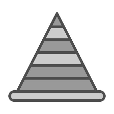 piramit simgesi, satır biçimi