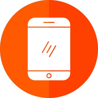 Akıllı telefon simgesinin vektör illüstrasyonu 