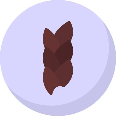 Şirin bir cadılar bayramı simgesinin vektör çizimi