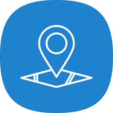 konum pin konum simgesi, vektör arkaplan 