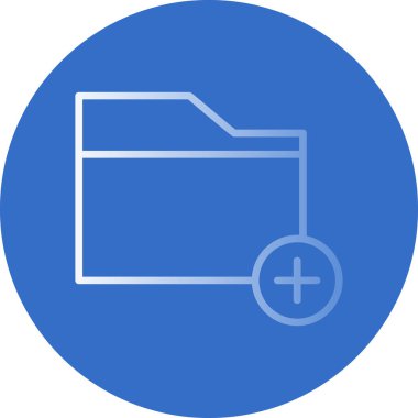 klasör web simgesi, vektör çizim