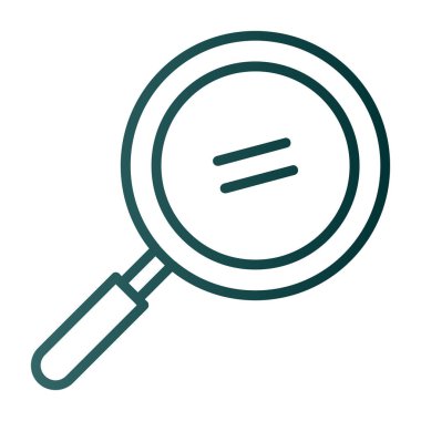 Arama Simgesi - Büyütme Cam Vektörü, Tasarım, Sunum, Web Sitesi veya Uygulamalar İçin İmza ve Sembol.