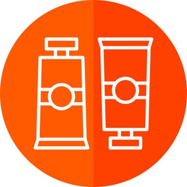 Güzellik ve kozmetik konsepti ikonu. vektör illüstrasyonu