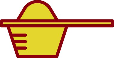 Kova. Web simgesi basit illüstrasyon