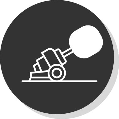 silindir simge vektör çizim