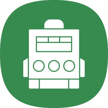 sırt çantası simgesi, grafik tasarımı, vektör illüstrasyonu 