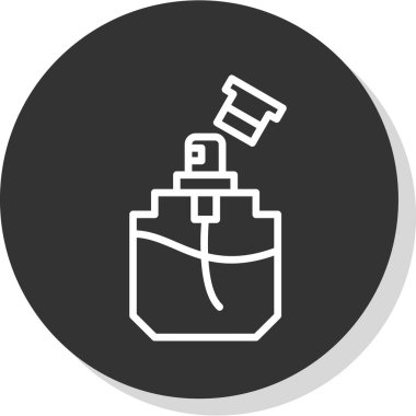 Güzellik ve moda simgelerinin vektör çizimi