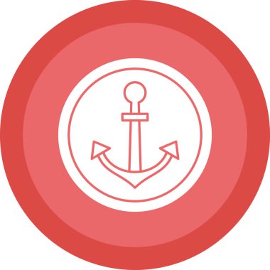 Çapa. Web simgesi basit illüstrasyon 