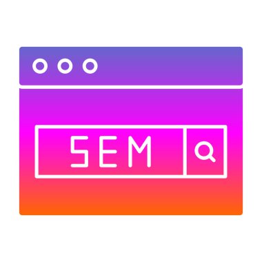 İkincil modern vektör illüstrasyonu