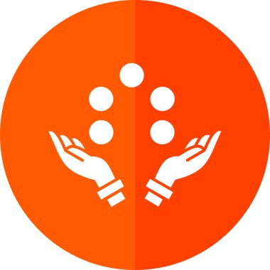 Simge vektör illüstrasyonu basit tasarım arkaplanı hokkabazlığı 