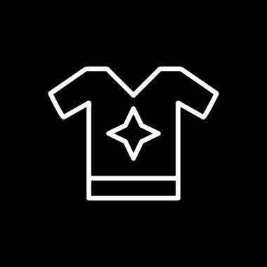 t-shirt simgesi, vektör illüstrasyonu basit tasarım
