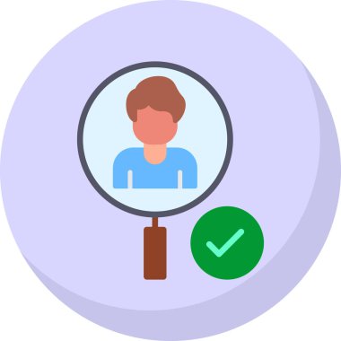 Modern insan simgesinin vektör illüstrasyonu