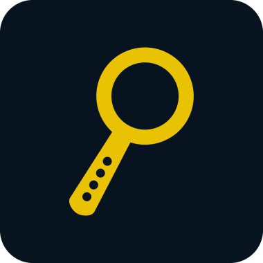 Büyüteç simgesi. vektör illüstrasyonu 