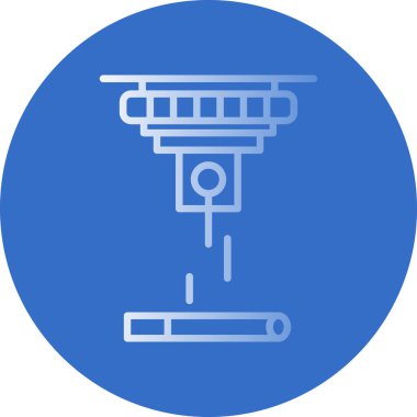 Lazer ağ simgesi vektör illüstrasyonu