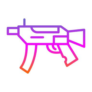 silah simgesi vektör illüstrasyonu