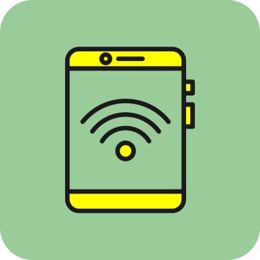 Arkaplanda akıllı telefon simgesi izole edildi. Web sitesi, uygulama, cep telefonu sembolü ve akıllı telefon logosu için son moda telefon şablonu