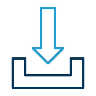 İndir. Web simgesi basit illüstrasyon