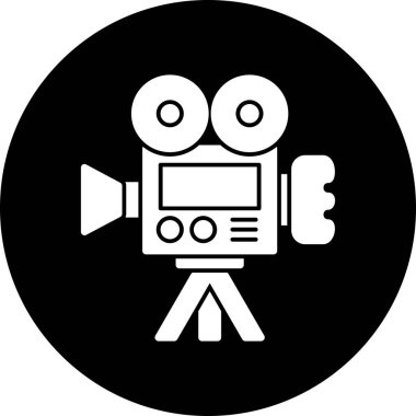 Web için sinema ikonu vektör simgesi