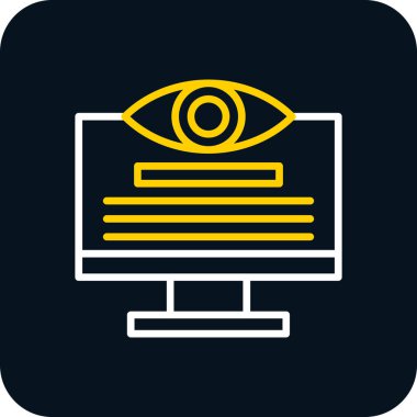 bilgisayar simgesi vektör illüstrasyonu