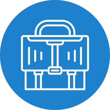  Evrak Çantası'nı web simge vektör çizim 